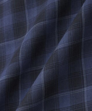 AMERICAN HOLIC シアーチェック柄オーバーシャツ Check Blue