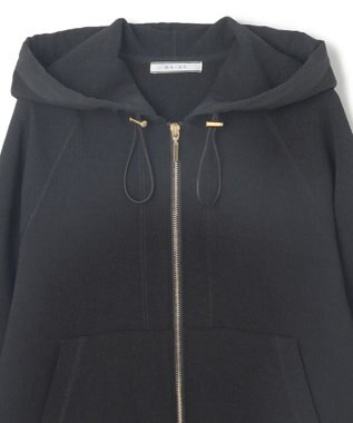 BEIGE， 【洗える】BROOM / スウェット風オーバーサイズドロストパーカー Black