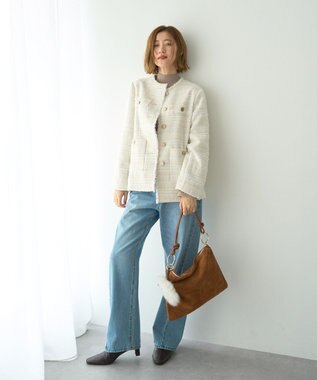 YECCA VECCA 【COSY】BEARバッグチャーム White