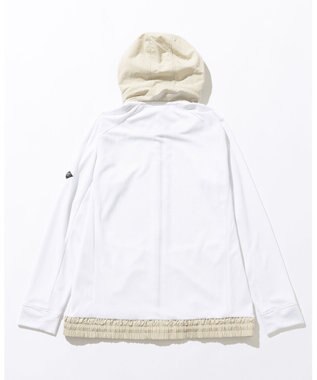 JOSEPH ABBOUD MOUNTAIN 【吸水速乾/通気性/ライナードッキング対応】ミズノコラボ DRY AEROFLOW パーカー ホワイト系