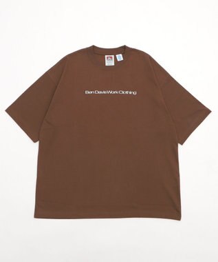 WEGO 【ユニセックス着用ITEM/SMLサイズ展開】別注BENDAVISクールタッチグラフィックT（SS） ブラウン