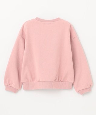 ANY KIDS アニマルプリントトレーナー ピンク×ウサギ