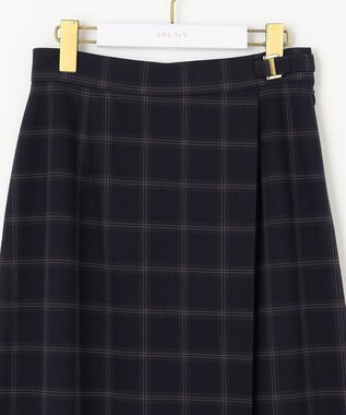ANY SIS S 【保温効果/ストレッチ】シリーズ累計13万枚突破！ビューティサーモ スカート ネイビーウィンドペン