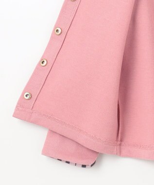 ANY KIDS 音符ボタンカーディガン ピンク