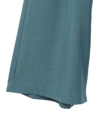 Green Parks ・ＥＬＥＮＣＡＲＥ　ＤＵＥ　リネンライクワイドパンツ Charcoal Gray