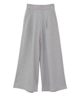 Green Parks ・ＥＬＥＮＣＡＲＥ　ＤＵＥ　リネンライクワイドパンツ Charcoal Gray