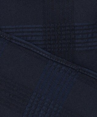 JOSEPH HOMME 【WEB・一部店舗限定】ドビーチェックストレッチ　ウイングカラーシャツ ネイビー系