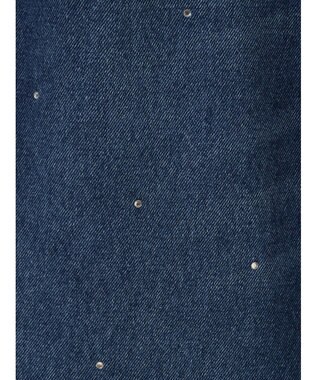 earth music&ecology ラインストーンフレアデニムパンツ Medium Indigo