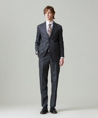 J.PRESS MEN 【JAPAN CRAFT CLOTH】バーズアイ スーツ/総裏 グレー系