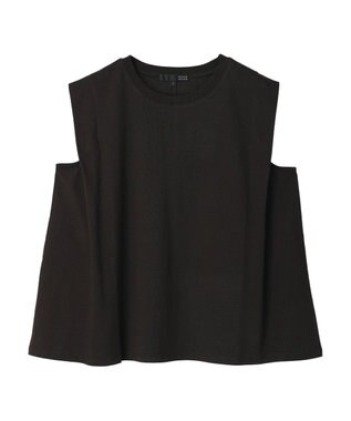 Green Parks ・ＳＵＧＡＲ　ＳＰＯＯＮ　ショルダータックフレンチＴシャツ Charcoal Gray