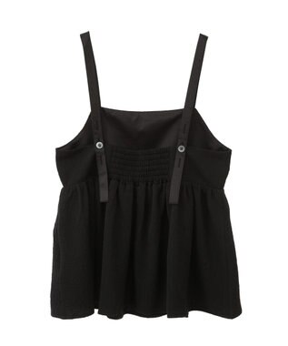 AMERICAN HOLIC ジャガードティアードキャミ Black