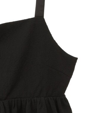 AMERICAN HOLIC ジャガードティアードキャミ Black