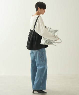 AMERICAN HOLIC ジャガードティアードキャミ Black