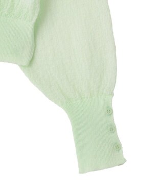 CRAFT STANDARD BOUTIQUE ジョーゼットシアーニットプルオーバー Light Green