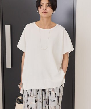 AMERICAN HOLIC ウォッシャブル デイリーニットプルオーバー Off White