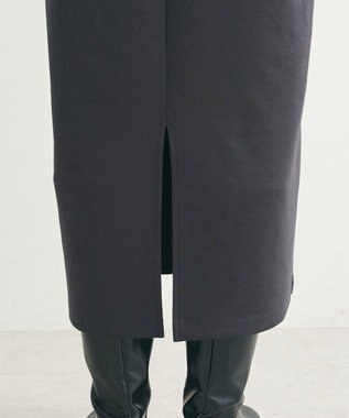 Green Parks ハーフＺＩＰトラックワンピース Charcoal Gray