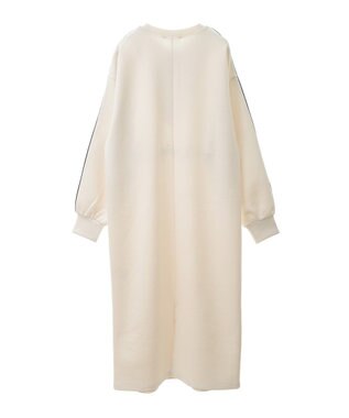 Green Parks ハーフＺＩＰトラックワンピース Ivory