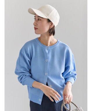 Te chichi 前後2WAYスウェットライクニット ブルー