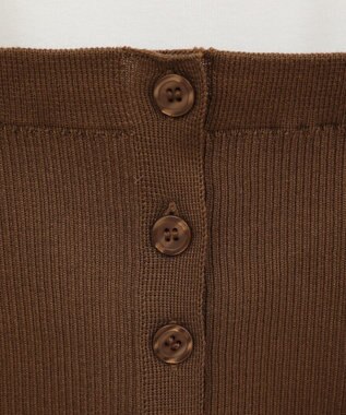 earth music&ecology ＳＥＴ２点コンパクトＴＥＥ＋マルチｗａｙニットビスチ Brown