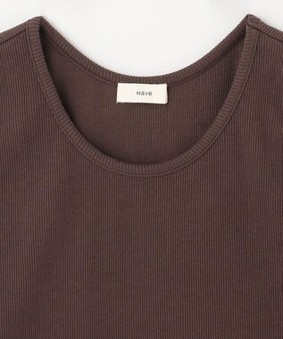 NAVE 【Nave　洗える】ベアテレコタンクトップ ダークブラウン系