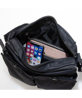 Y'SACCS ダブルホックポケットショルダー ブラック