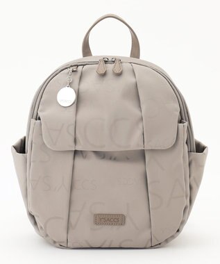 Y'SACCS ロゴジャカード　ミニリュックサック グレージュ