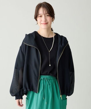 ANY L メッシュブルゾン