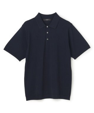 JOSEPH HOMME 【WEB限定カラーあり】【洗える/ストレッチ】リュクスレーヨン　ポロニット ネイビー系