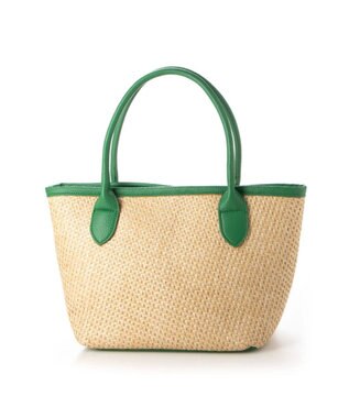 UNBILLION cachecache スマホショルダー付ポリプロピレンwayトート グリーン