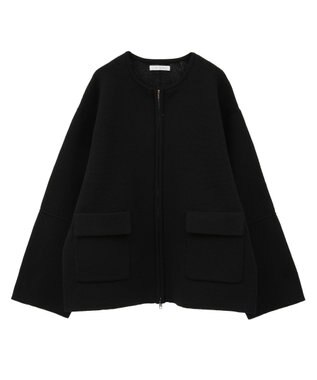 Green Parks ・ｓｗｉｎｇ　ｂｙ　Ｗ－ＺＩＰニットカーディガン Black