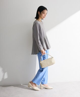 Green Parks ペプラムドッキングプルオーバー Gray