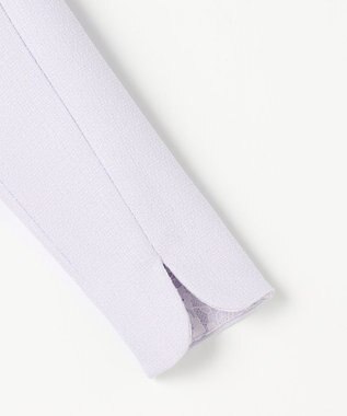 ANY KIDS ノーカラー ボレロジャケット ラベンダー