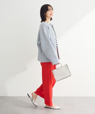 Green Parks ・ｓｗｉｎｇ　ｂｙ　Ｗ－ＺＩＰニットカーディガン Light Gray