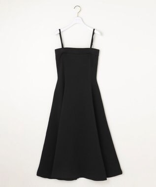 ANY SIS 【2WAY】ビスチェニットキャミ ワンピース ブラック