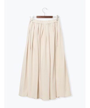 Te chichi フラッフィーツイルタックフレアスカート オフホワイト