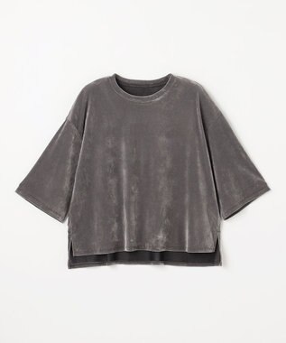 ANY チュールフロッキープルオーバー スレート