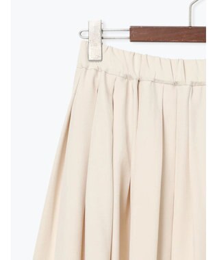 Te chichi フラッフィーツイルタックフレアスカート オフホワイト