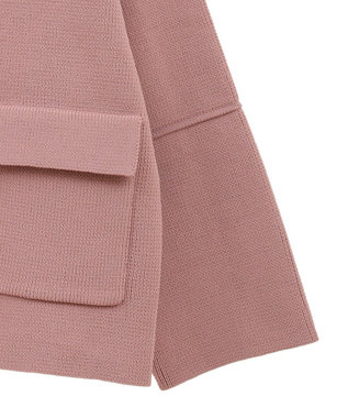 Green Parks ・ｓｗｉｎｇ　ｂｙ　Ｗ－ＺＩＰニットカーディガン Pink