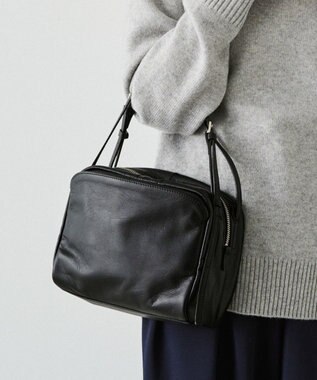 russet kuubo ボックストートバッグ(CE-1633) Black