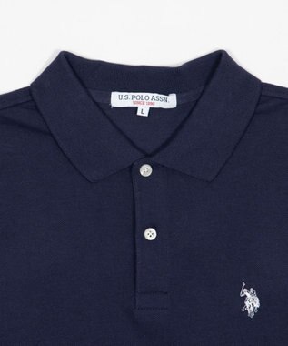 WEGO 【ユニセックス着用ITEM/SMLサイズ展開】U.S. POLO ASSN.別注ポロシャツ ネイビー