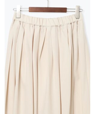 Te chichi フラッフィーツイルタックフレアスカート オフホワイト