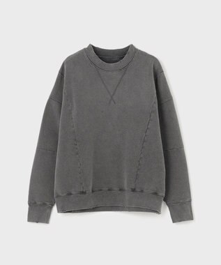 GRACE CONTINENTAL ピグメントスエットトップ チャコール