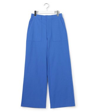 23区 L 【先行予約】スラブツイルストレッチ ベイカーパンツ ブルー
