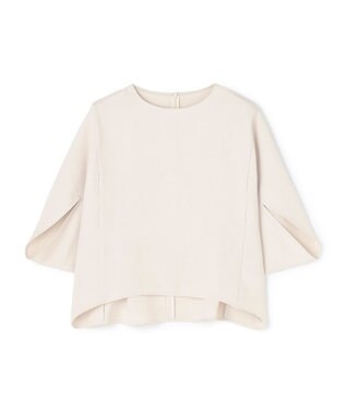 UNFILO ジョーゼット ドルマンプルオーバー グレージュ