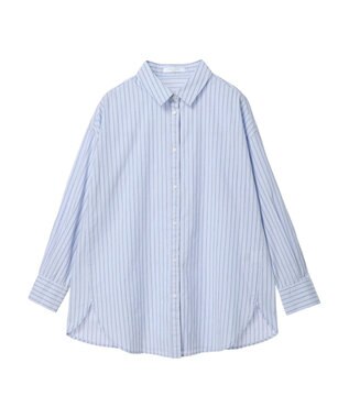 Green Parks アソートストライプシャツ Blue