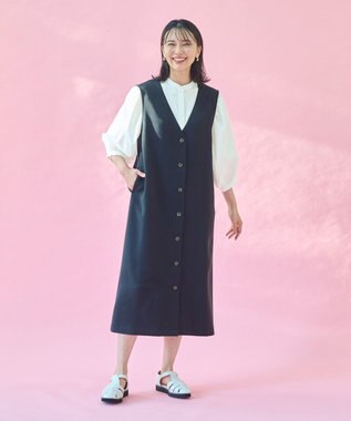 ANY 【UVカット・吸水速乾・抗菌防臭】バルーンスリーブブラウス アイボリー系