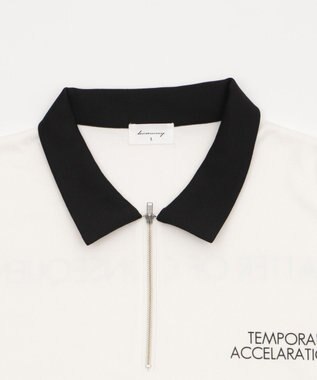 WEGO ドルマンポンチハーフZIPT（SS） ホワイト