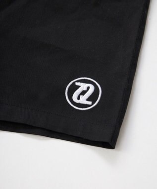 OP／FILA 【SEVEN2】バックブリント ロゴデザインハーフパンツ ブラック