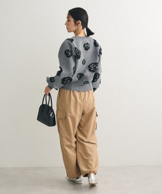 Green Parks ・ｓｗｉｎｇ　ｂｙ　バラジャカードニット Dark Gray Mixture