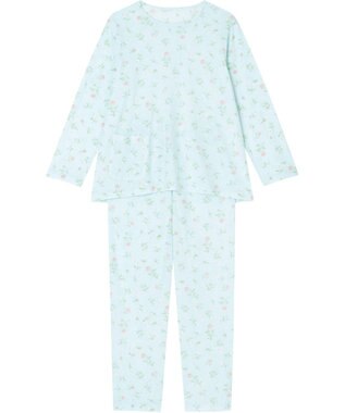 Wing 【パジャマ】　長袖・長ズボン　綿100%　天竺素材　花柄　ウイング／ワコール　EP7082